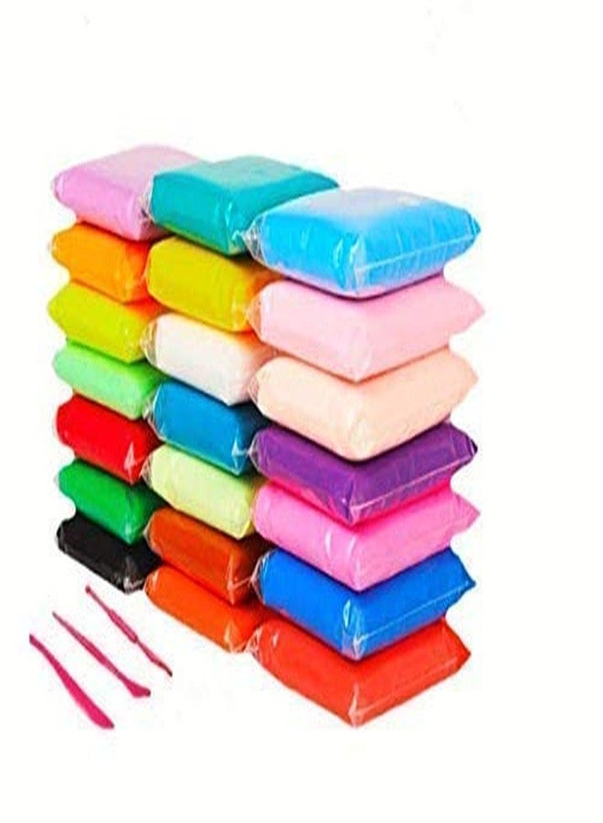ANG Ultra-Light, Colorful Children Soft Clay, Air Dry Clay, Bouncing Clay, Non-Toxic Kit with 3 Tools for Kids Birthday Party Return Gift (36) - Image 2